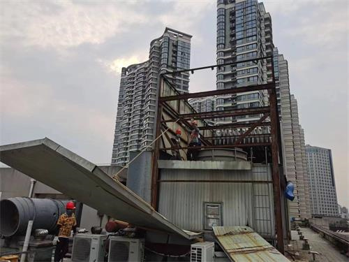 新菱冷卻塔填料更換流程,新菱冷卻塔填料拆卸
