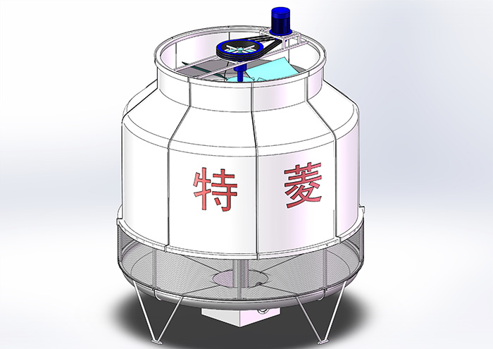 圓形逆流開式冷卻塔結(jié)構(gòu)特點、技術(shù)參數(shù)